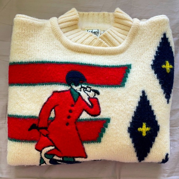 🇭🇰  Vintage Wool Sweater, Size S/8 - Picture 15 of 15
